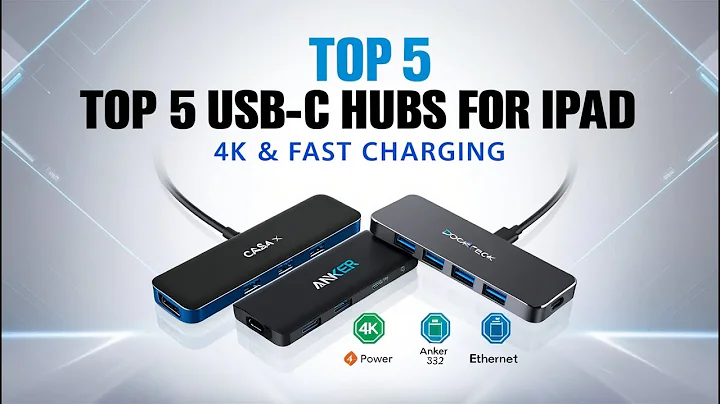 5 Best USB-C Hubs for iPad Pro & iPad Air – 4K HDMI, Ethernet & Power Delivery