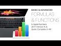 Formulas & Functions in Apple Numbers - Basic & Advanced Complete Class + extras, in 4K!