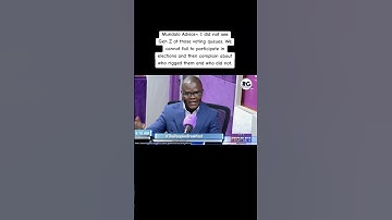 We kunnen niet nalaten deel te nemen aan verkiezingen en vervolgens klagen over wie de verkiezing...