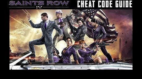 Saints Row IV(4) Cheat Codes Guide