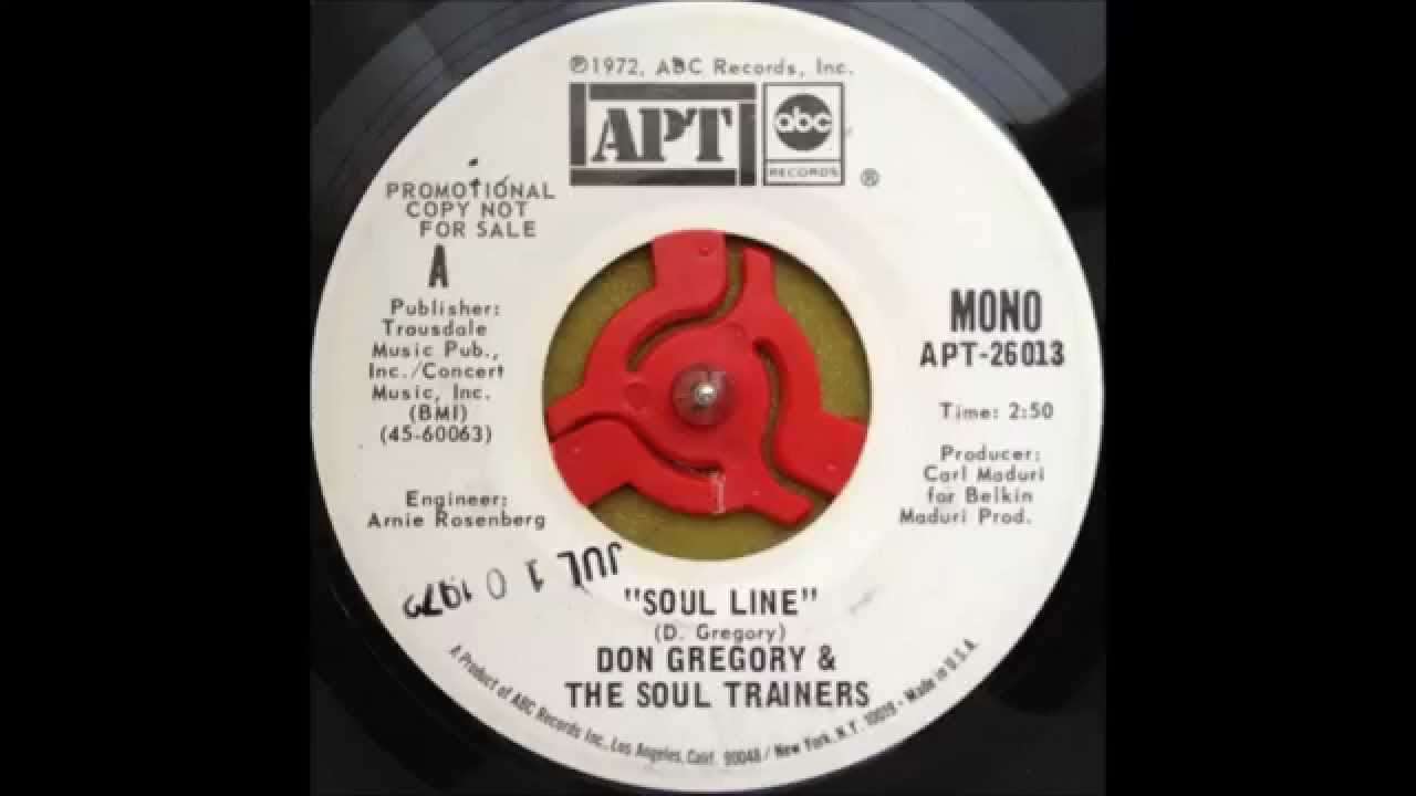 Don gregory &amp; The Soul Trainers Soul line - YouTube