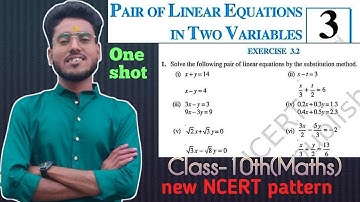 Exercise-3.2 Class-10th(maths) CBSE board NCERT solutions Chapter 3 by amangyavali 🔥