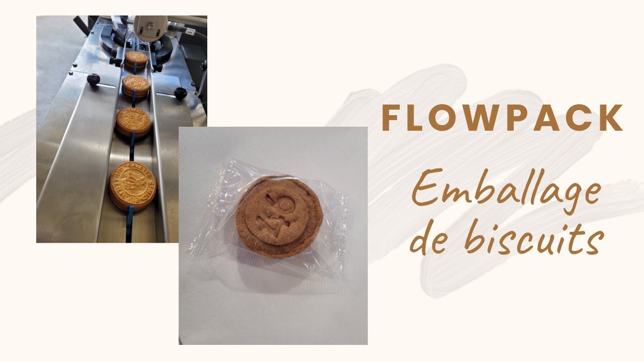 Flowpack - emballage biscuits