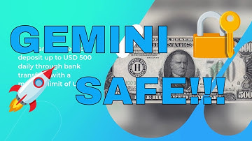 GEMINI the SAFEST platform exchange for trading CRYPTOCURRENCY