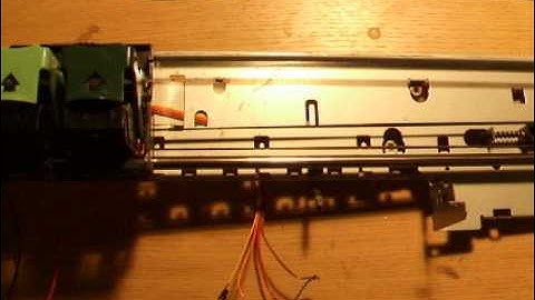 Controling InkJet Printer DC motor and reading encoder with arduino