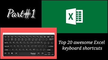Top - 20 keyboard shortcut keys of excel | Shortcut keys | Excel basics | Excel | Part#1