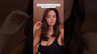Is Selena Gomez hinting at something new? 👀 #selenagomez #newhair #fyp