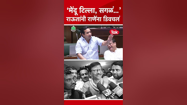 #Shorts Sanjay Raut यांनी Nitesh Rane यांना विधिमंडळातल्या विधानावरून पुन्हा डिवचलं