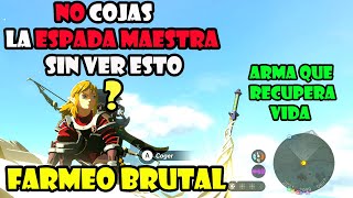 ESPADA MAESTRA? ARMA QUE RECUPERA VIDA - FARMEO DRAGON BLANCO   ZELDA TEARS OF THE KINGDOM