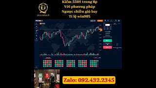 Kiếm 13tr trong vòng 8 phút với phương pháp Ngược Chiều gió bay tỉ lệ win 90%