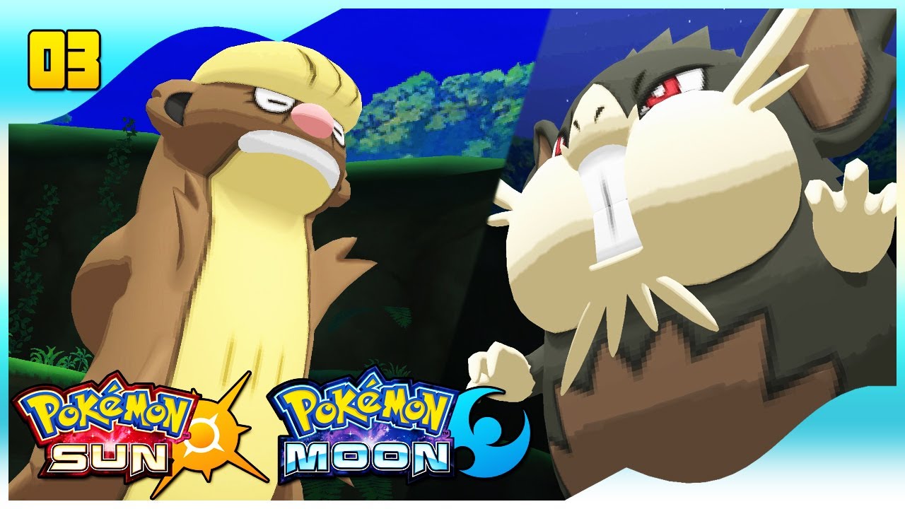 Totem Raticate Pokemon Sun & Moon Walkthrough Part 3: Totem Gumshoos or Alolan ...