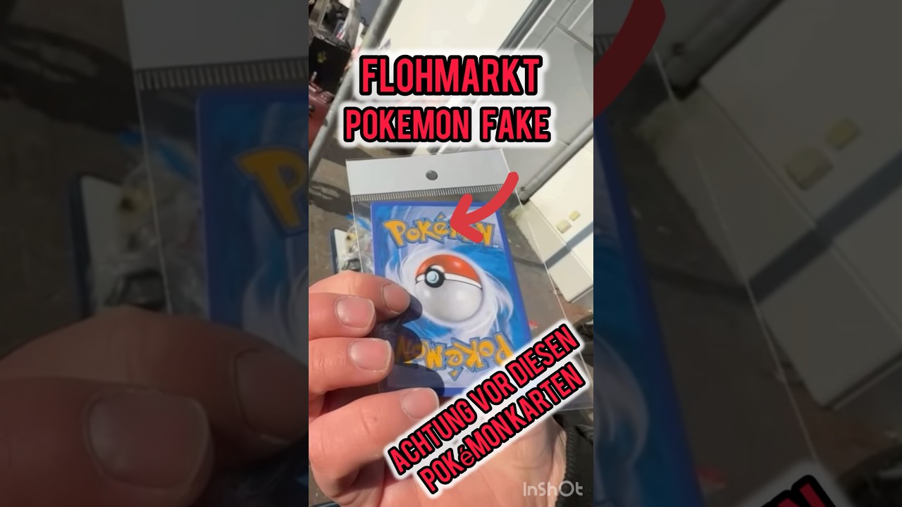 ACHTUNG Fake Pokemon Karten vom Flohmarkt! #flohmarkt #pokemon #tcg #reseller #pokemoncards #scam