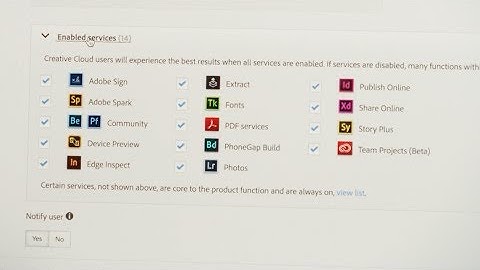 Adobe Admin Console for enterprise video