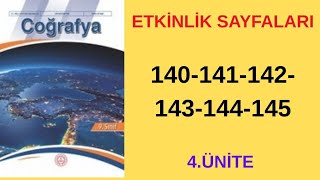 9.Sinif Coğrafya Meb Ki̇tabi Sayfa 140-141-142-143-144-145