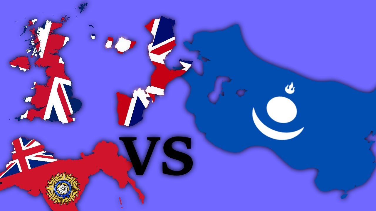 British Empire Vs Mongol Empire | Hoi4 Timelapse |