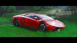 Безумный Lamborghini Aventador - Spintires Безумный Lamborghini Aventador - Spintires