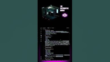 3D Futuristic Room design using JS🧑‍💻 #coding #programming #2024 #webdev #design #3d #htmlcssjs #css