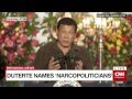 Duterte names government officials, judiciary, PNP personnel allegedly linked to illegal drug trade