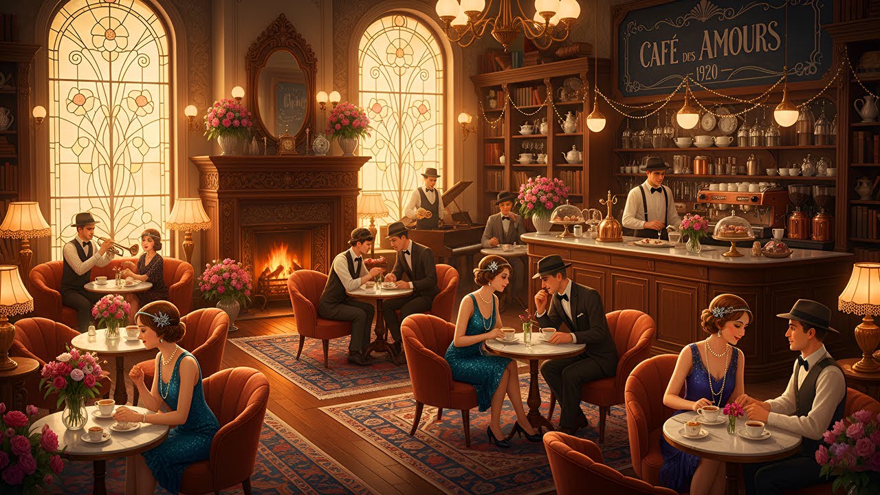 Evening Cafe Background Music | Saxophone Jazz