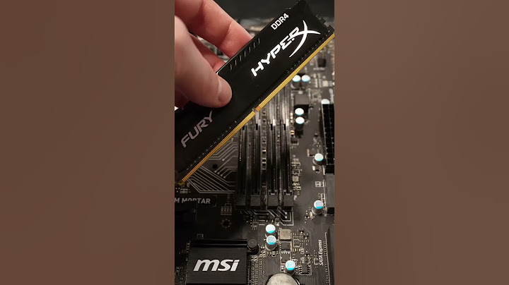 How To Install Ram