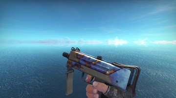 Mac-10 case hardened tier 1 rank 2 blue gem showcase