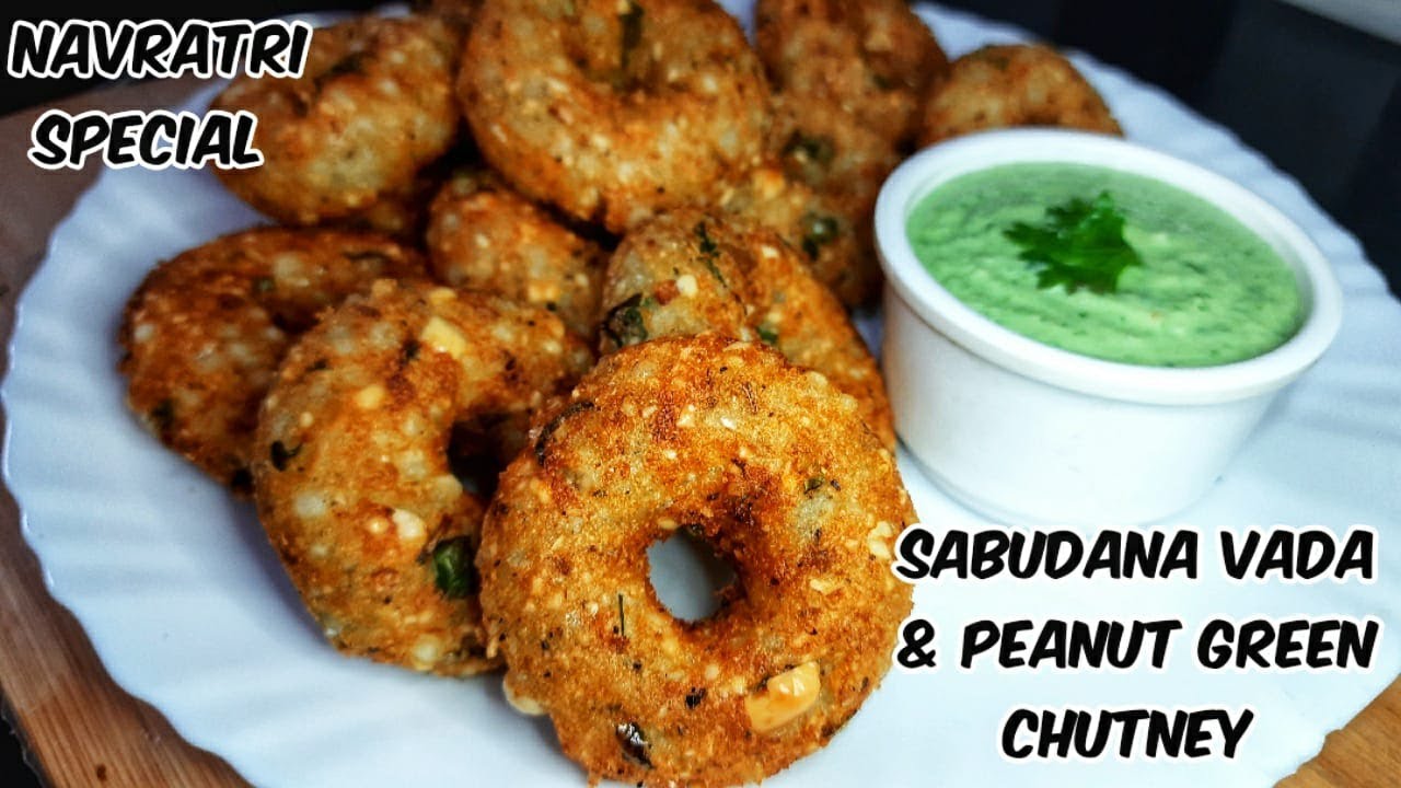 Peanut Chutney For Sabudana Vada साबूदाना वड़ा बनाये व्रत मैं | Navratri special Sabudana Vada recipe