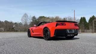 K19054 2019 Corvette C7 Grand Sport walk around and driving video