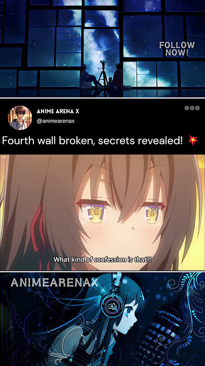 When anime breaks the fourth wall… and reveals TOO much! 😳👙 Hensuki | AnimeArenaX