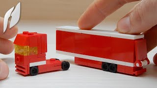 How to Build Semitrailer Truck with Car Transport (MOC  4K)