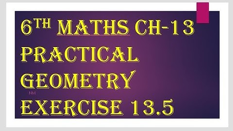 ##6th maths ch-13 practical geometry //exercise -13.5@maths guru 6th to 10th @