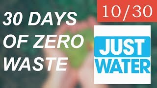 Trying JUST Water! | 30 Days of Zero Waste: Day 10