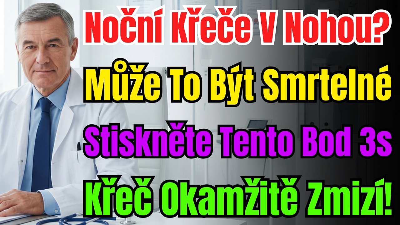 Křeč V Noze? Stačí 3 Vteřiny A Bolest Zmizí! Okamžitá Úleva, Nutné Pro Seniory Nad 60.