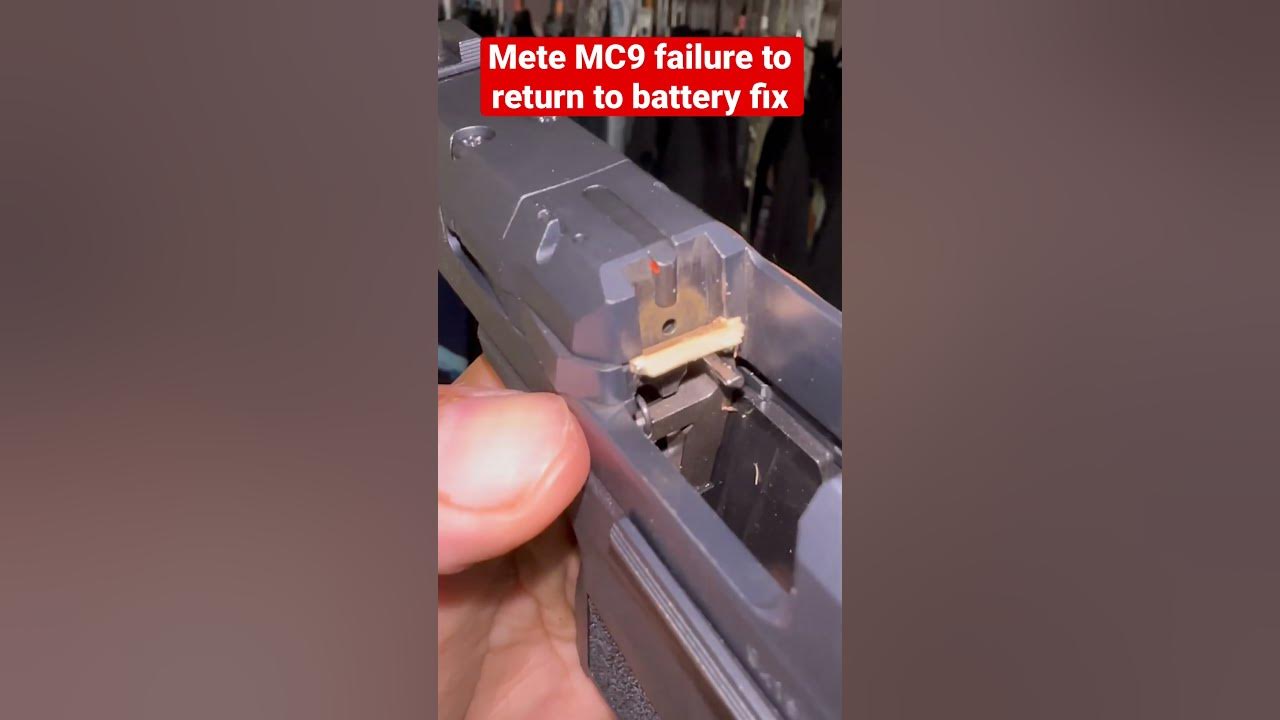 Mete mc9 failure to return to battery fix youtube