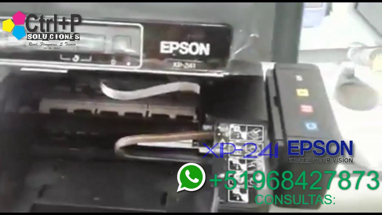COMO INSTALAR SISTEMA CONTINUO EPSON XP241 TIPO ECOTANCK - YouTube