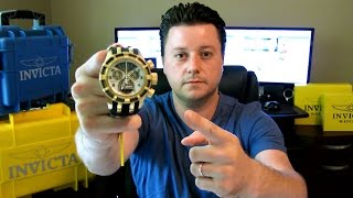 Invicta 17467 Bolt Reserve 18k Gold Plated Chronograph Watch Review