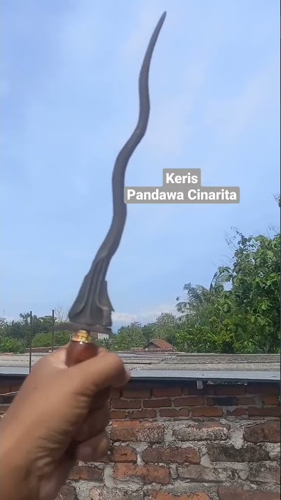 Keris Pandawa Cinarito luk 5 warisan leluhur majapahit