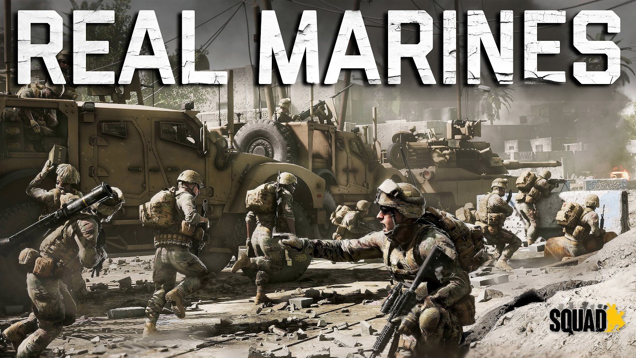 Marines Out Gunned & Pinned Down !  | Squad PVE