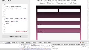 Adding Gradient Color Background to Forms in Squarespace