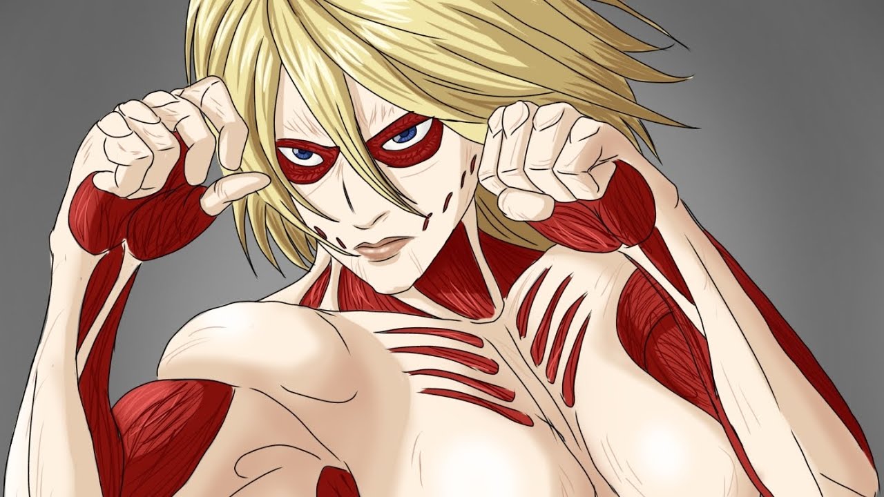 Draw Female Titan Annie Leonheart from Attack on Titan on Ibis Paint X 
