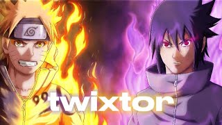 Naruto Vs Sasuke 4K Twixtor Omg