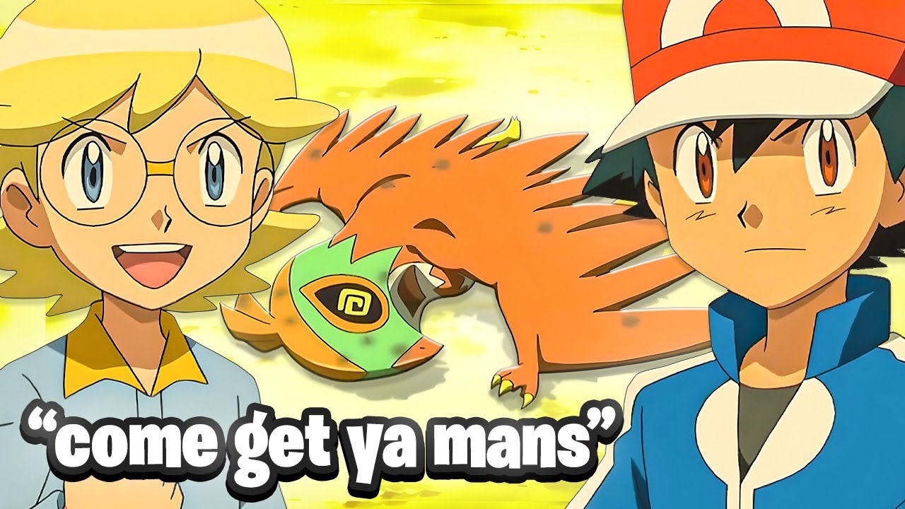 The time ASH and CLEMONT had an ELECTRIFYING BATTLE in POKEMON XYZ
