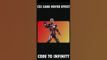 CSS ANIMATION | CSS HOVER CARD ANIMATION | CODE TO INFINITY #shorts