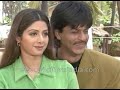 Sridevi and Shah Rukh Khan on the sets of Army