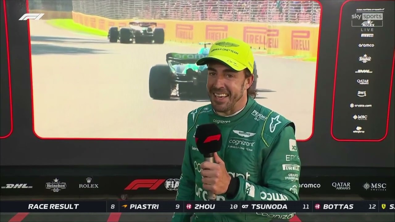 Fernando Alonso's SHOCKING Post-Race Interview! 