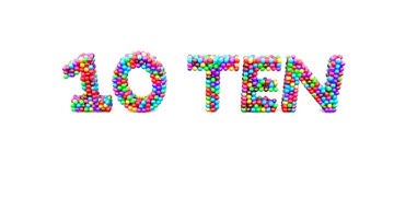 Learn Numbers with Color Balls 10 Sponsored By Klasky Csupo 2001 Effects