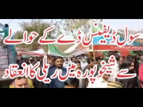 Rally held in Sheikhupura on connection with International Civil Defense Day