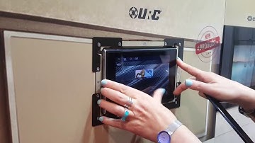 Wall-Smart retrofit wall mount for URC TKP-7600 touch screen