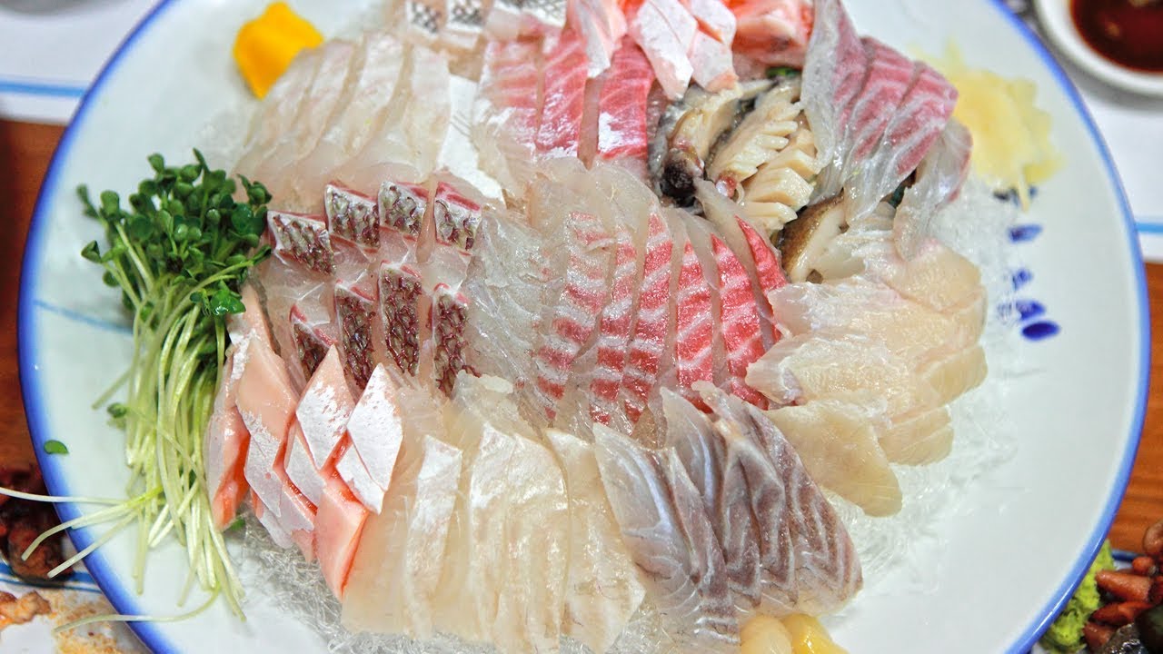 봄에 추천하는 자연산 생선회 10가지 ㅣ 10 recommended raw fish for spring in Korea
