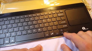 1byone Bluetooth Keyboard with Multi Touchpad Unboxing