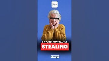 Shoplifter attacks manager after stealing😱 #storytime #shockingnews #ai  #shoplifting #moksaai